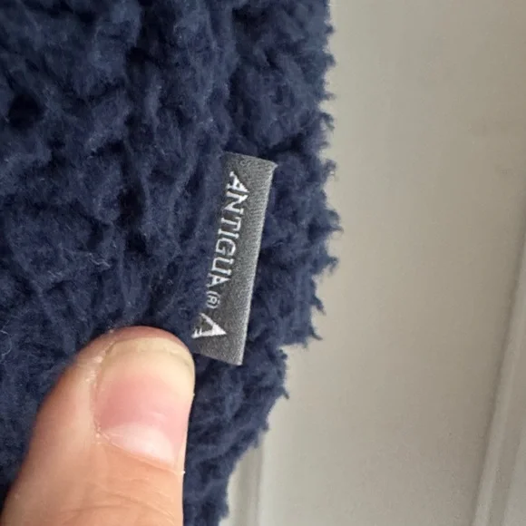 Boston Red Sox Navy Sherpa Zip Vest - Picture 6 of 8